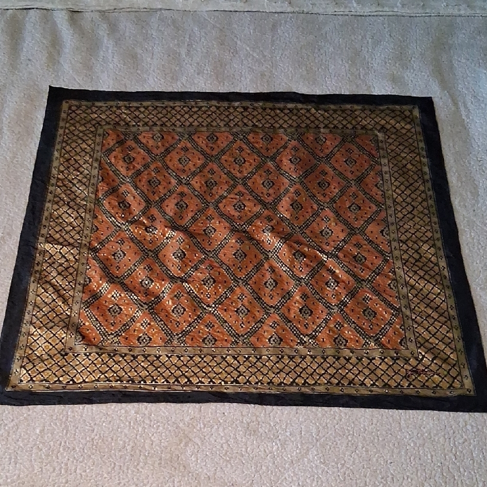 Thompson Orange and Black Scarf